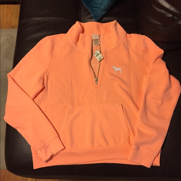 PINK Victoria's Secret Jackets & Blazers - PINK quarter zip NWT